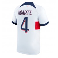 Billiga Paris Saint-Germain Manuel Ugarte #4 Borta fotbollskläder 2023-24 Kortärmad